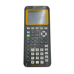 TI-84 Plus CE Handheld Graphing Calculator Yellow Tested Works No Charger GUC
